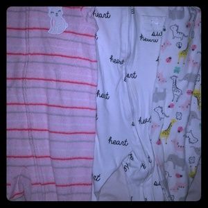 3 pack of gently used Carter's Onsies